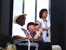 Bill Cosby, George Wein and Darlene Chan